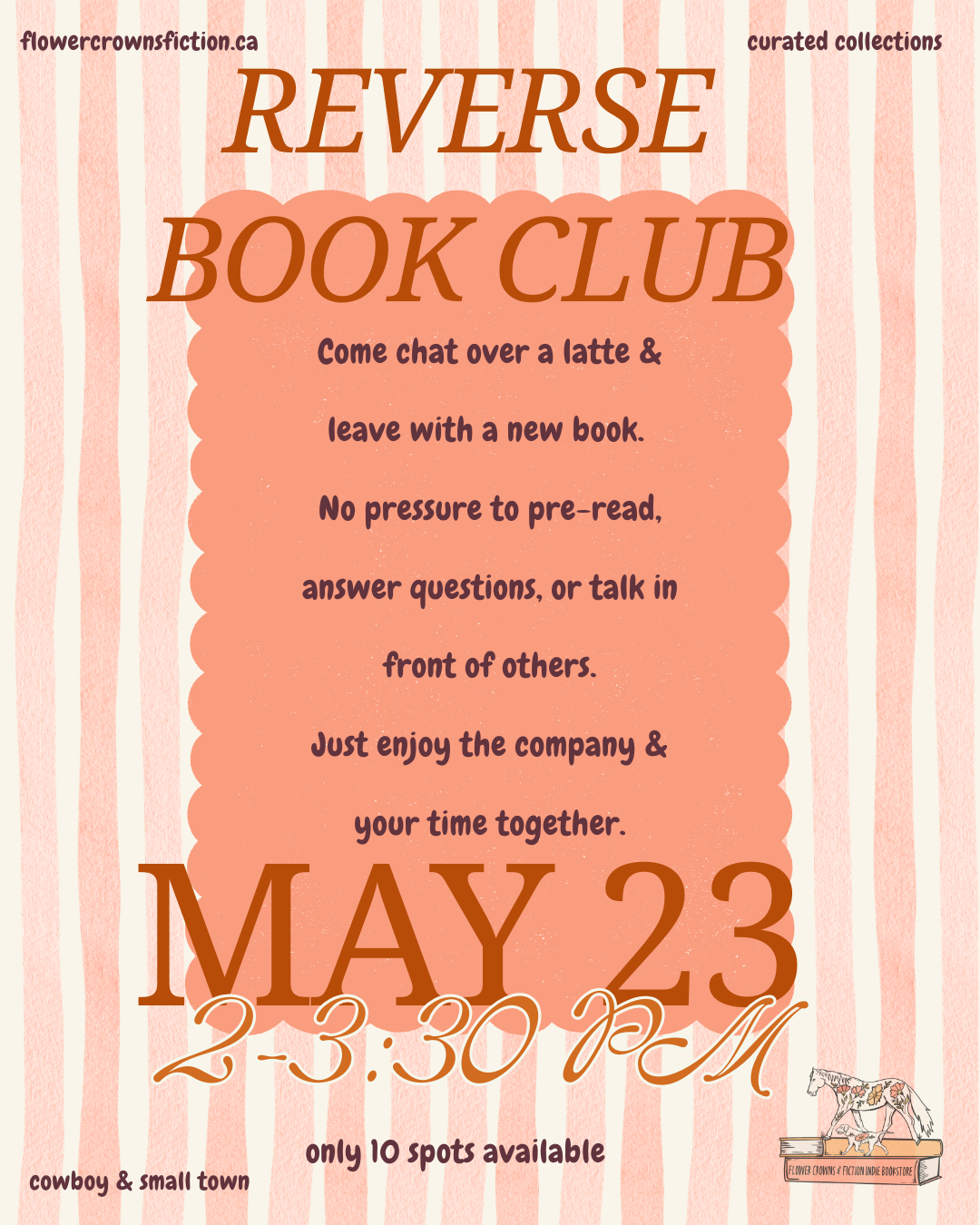 Reverse Book Club - May 23, 2:00 PM to 3:30 PM at Kava & Co.
