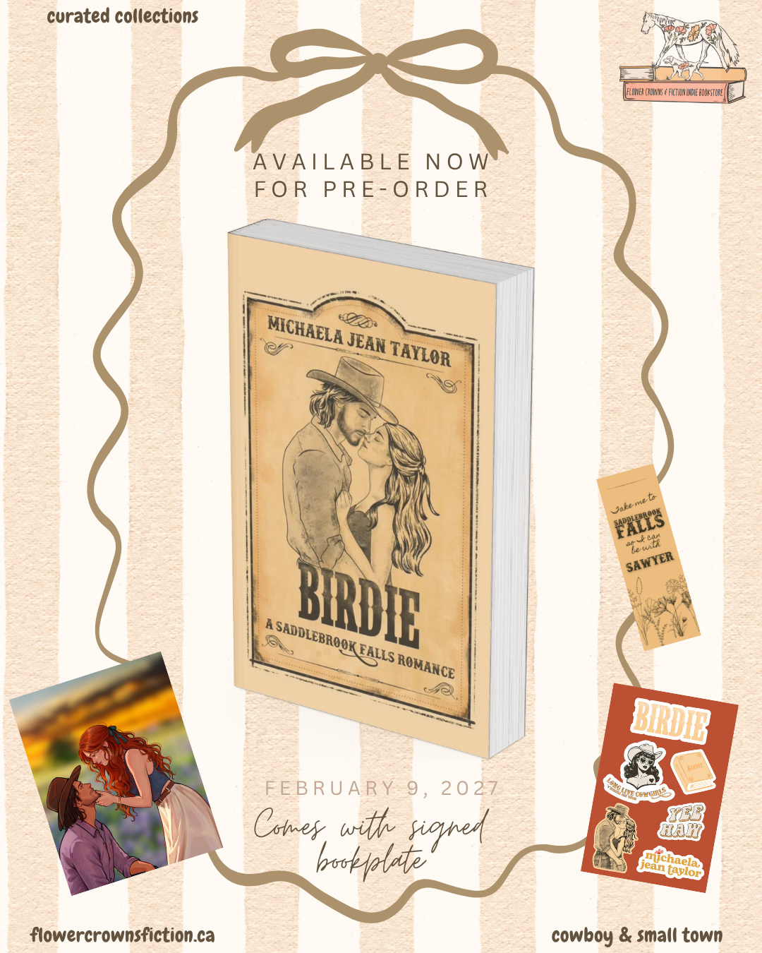 Birdie - PRE-ORDER WITH SIGNED BOOKPLATE, STICKER SHEET, BOOKMARK, & CHARACTER ART