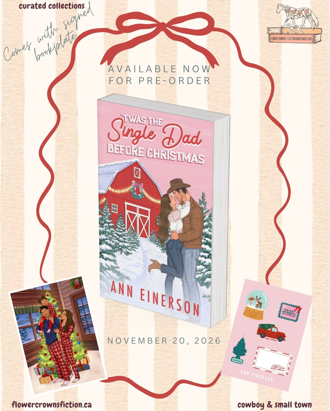 'TWas The Single Dad Before Christmas - PRE-ORDER WITH CHARACTER ART, STICKER SHEET, & AIGNED BOOKPLATE.