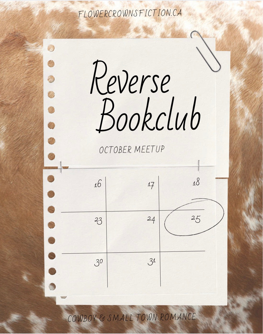 Reverse Book Club - October 25, 2:00 PM to 3:30 PM at Kava & Co.